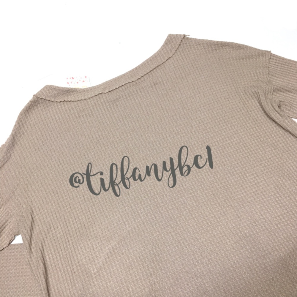 Free People North Shore Thermal Tunic Top Sand - Picture 10 of 14